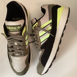Adidas Ultra Tech in Black and Bright Yellow